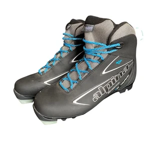 Alpina T5 Touring Cross Country Ski Boot Sz 37 Womens 6.5 Insulated Black Youth - Picture 1 of 9