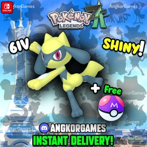 ✨ Shiny Riolu ✨ 6IV ✨ level 5 ✨ Pokemon Legends ZA - Foto 1 di 3