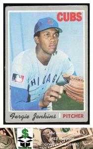 1970 Topps #240 Fergie Jenkins - Chicago Cubs HOF - Bild 1 von 2