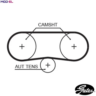 TIMING BELT 5516XS FOR SKODA OCTAVIA/II/Combi LAURA ROOMSTER/Praktik FABIA  VW - Image 1 of 4
