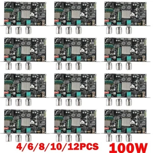 Módulo de placa amplificador de potencia de audio Bluetooth mono 4-12x ZK-1001U 100W TPA3116D2 - Imagen 1 de 25