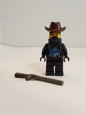 LEGO Western Cowboys Bandit Black Bart ww007 6712 6761 6765 6769 6799 6762 Rifle Foto 1 de 4