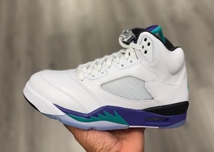 Nike Air Jordan 5 Retro 'Grape' Jordan 5 AJ5 2025 Para hombres HQ7978-100 Envío Ahora - Imagen 1 de 5
