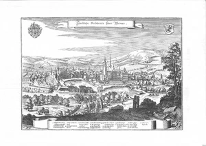 Statt WEIMAR Vintage Antique German Geographic Urban Map Art Print !!! - Picture 1 of 1
