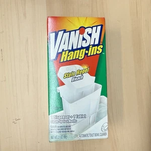 Vintage 1996 VANISH Hang-Ins Automatic Toilet Bowl Cleaner Stain Repel - Picture 1 of 6