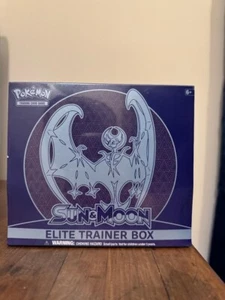 Sun and Moon Base - Lunala ETB - Elite Trainer Box Pokemon TCG Factory Sealed - Picture 1 of 2