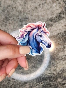 White Horse, WATERPROOF VINYL STICKER for LAPTOPS, TUMBLERS, ETC - Picture 1 of 3