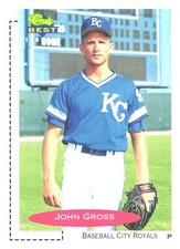 1991 Classic Best John Gross 35 Minor League Baseball City Royals MLB KC Royals