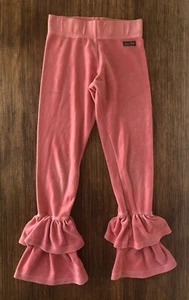 Matilda Jane Size 10 Girls Secret Fields Party Punch Coral Velour Bennys Ruffle - Picture 1 of 6