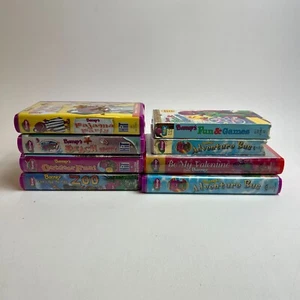 Barney VHS Lot Barney's Pajama Party Beach Party Outdoor Fun Adventure Bus - Picture 1 of 7