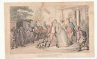 To Part with Thee How Great the Pain Stage Coach Horses Antique English Print
