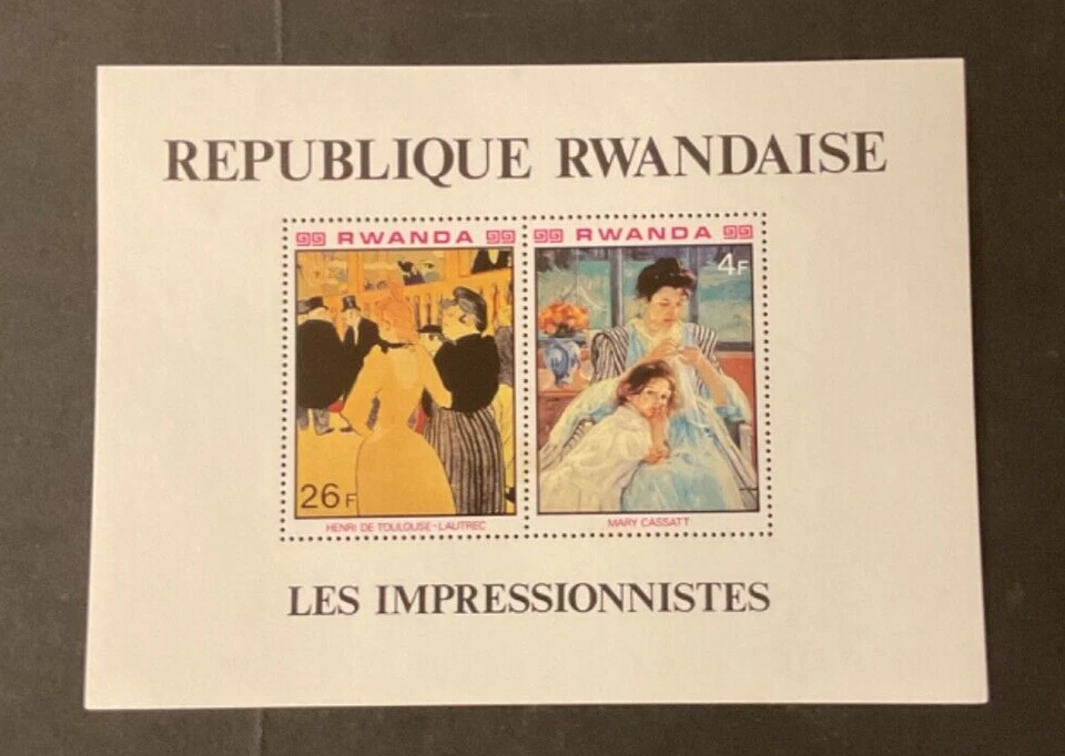 Ruanda Scott #986a nunca articulado - Imagem 1 de 1