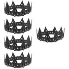 5pcs PU Gothic PU Queen Cosplay Hairband for Masquerade Cosplay