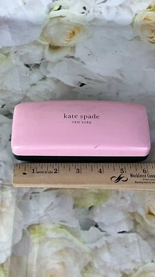 Estuche para gafas de lectura Kate Spade New York rosa verde almeja dura Foto 1 de 4