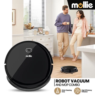 2800Pa[VACUUM+MOPPING]Robot Vacuum Cleaner Self-Charging WiFi App+Remote Control - Image 1 of 4