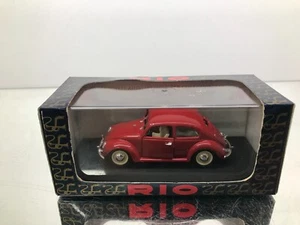 RIO ITALY 88 VW VOLKSWAGEN BEETLE SEDAN SPLIT WINDOW 1948 -RED 1:43- GOOD IN BOX - Imagen 1 de 7