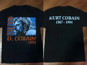 Kurt Cobain Shirt 90s Nirvana BAND T Shirt S-5XL Tee 2 SIDE DO777 - Picture 1 of 3