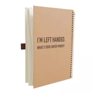 8.5x5.7 Inch Left Handed Notebook College Ruled Spiral Bound Notebook - Picture 1 of 6