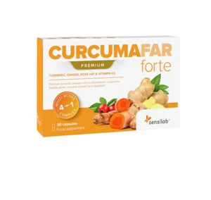CURCUMAFAR forte Pemium Kurkuma 30 Kapseln Curcuma - Bild 1 von 3