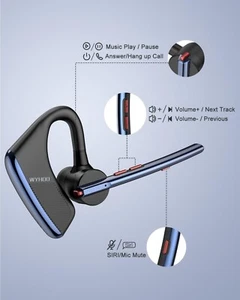 Wyhoo M50 Wireless Bluetooth Headset Dual Mic - Afbeelding 1 van 7
