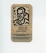 #LK.1922 GORDIE HOWE Rare ULTRA VIOLET MAGIC INK Game Card SCARCE
