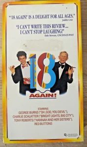 18 Again! (VHS) George Burns Charlie Schlatter Comedy Movie Starmaker - Picture 1 of 8