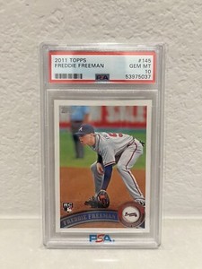 2011 Topps Freddie Freeman RC Rookie #145 PSA 10 Atlanta Braves