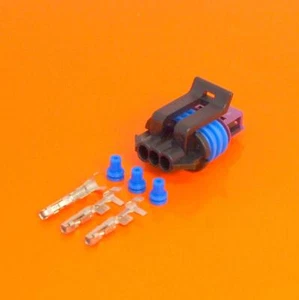 Genuine Delphi GT150 Series 3 Way Female Connector Complete with Terminals Seals - Picture 1 of 4