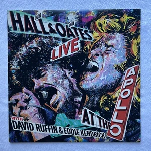 Daryl Hall & John Oates Live at the Apollo 1985 LP Vinyl AFL1-7035 VG+ - Picture 1 of 15