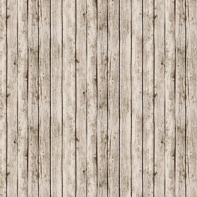 Elizabeths Studio - Headin Home - Wood Grain Fence - Antique White, Fabric BTY - Image 1 of 2