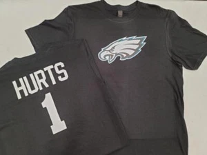 21121 Jungen Jugend NFL Team Apparel PHILADELPHIA EAGLES Fußball SHIRT SCHWARZ Neu - Bild 1 von 7