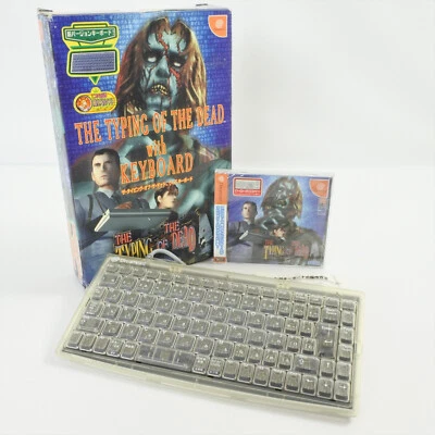SEGA THE TYPING OF THE DEAD with Keyboard Boxed HDR-0122 For Dreamcast 2820 - Image 1 of 4