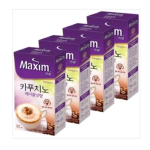 Maxim Cappuccino Haselnuss Duft Latte Koreanischer Instant Kaffee 13g 10 Sticks 4er Pack - Bild 1 von 9