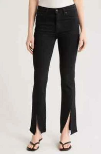 Pistola High Rise Slim Bootcut Slit Hem Teagan Jeans Schwarz Damen Gr. 27 - Bild 1 von 13