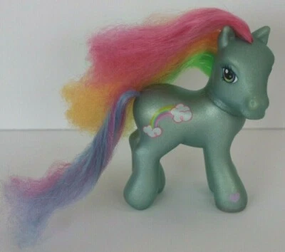 My Little Pony G3 Rainbow Dash 2002 brillo cabello cepillable MLP Foto 1 de 4