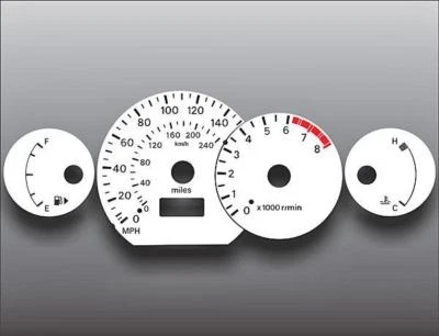 White Face Gauges for 2001-2002 Dodge Stratus Manual Coupe - Image 1 of 4