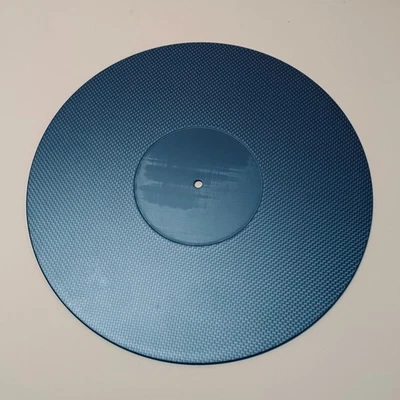 3mm carbon fiber turntable mat for turntable for garrard 401 301 micro seiki - Image 1 of 3