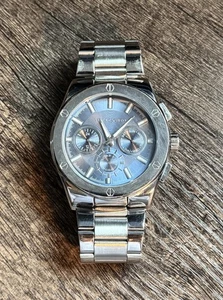 Vince Camuto Men's Ice Blue Dial Stainless Steel Chronograph Watch - Picture 1 of 4