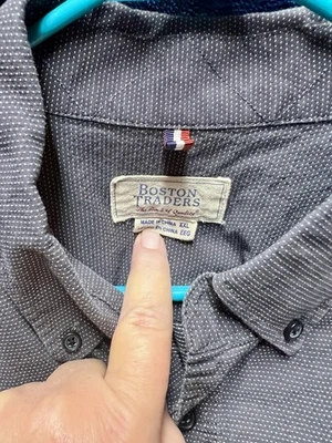 Camisa de manga larga con botones Boston Traders XL para hombre Foto 1 de 2