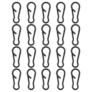25pcs / Lot Pêche Fermoir Pinces Vitesse Maillons Crochet Pivotant Carpe - Photo 1/38