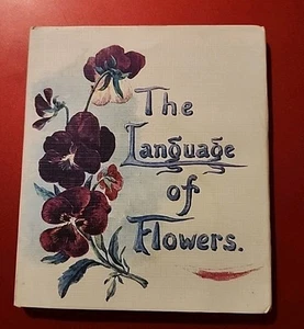 Vintage The Language of Flowers MARGARET PICKSTON 4th Printing 1976 Dust Jacket - Picture 1 of 2