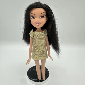 Bratz Stylin' 3rd Edition Jade Fashion Doll 2007 Gold Dress - Picture 1 of 8
