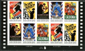 SC# 4336-40 - 42¢ 2008 - Vintage Black Cinema - Mint NH Plate Block of 10 - Picture 1 of 1
