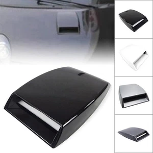 Air Flow Intake Hood Scoop Vent Bonnet Cover Auto Roof Car Decorative Universal - Picture 1 of 12