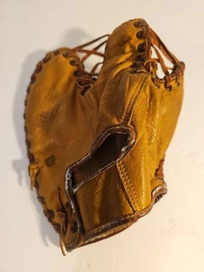 Vintage Spalding Trapper Baseball Glove 1st Baseman Glove Mitt RHT - Picture 1 of 13