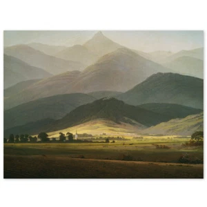 Caspar David Friedrich, Berglandschaft. Die Kleine Sturmhaube von Warmbrunn - Bild 1 von 3
