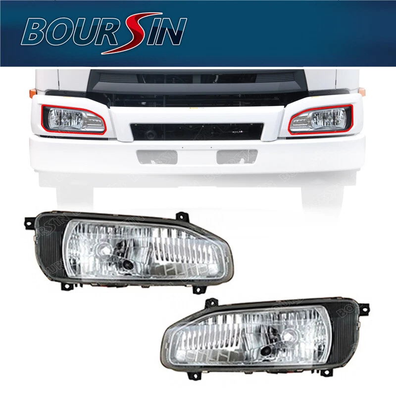 Faro delantero derecho y derecho para Nissan UD 1800 2000 2300 2600 3300 2011-2013 Foto 1 de 1