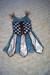 LIVING FICTION STUDIOS Girls Renaissance Bar Wench Corset Dress Costume sz 8-10 - Picture 1 of 6