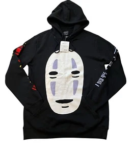 Studio Ghibli Spirited Away No Face Long Sleeve Hoodie Embroidered Size Medium - Picture 1 of 7
