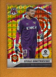 Stole Dimitrievski 2021-22 Panini Mosaic La Liga Choice Red Gold Prizm #150 /25 - Picture 1 of 4